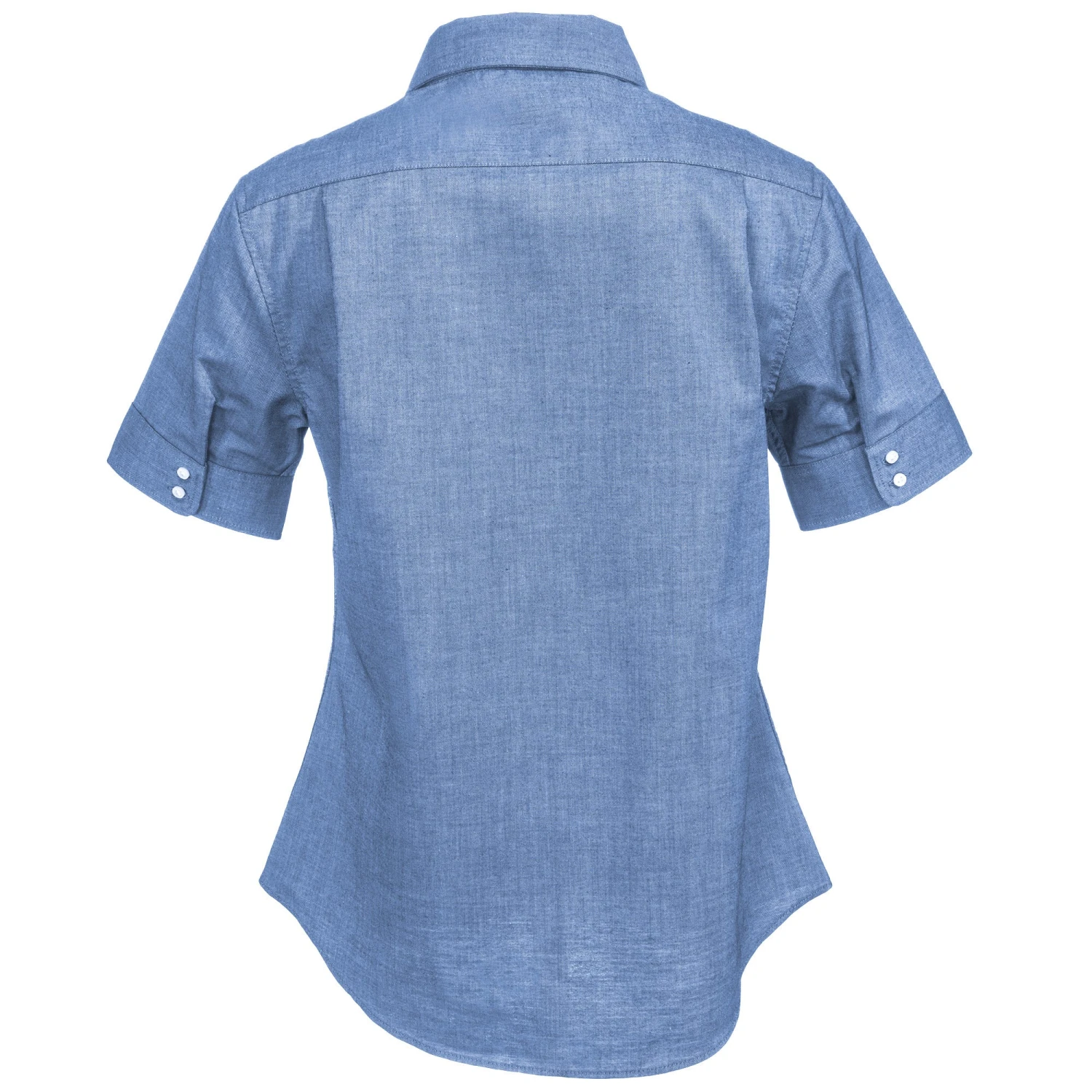 Port Authority Shirts: Women's L659 NVY Navy Blue SuperPro Oxford Short-Sleeve Shirt