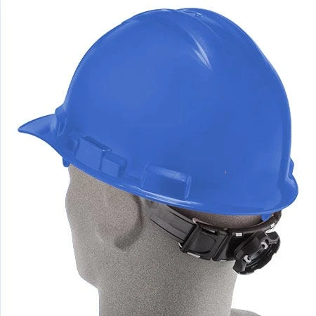 Radians Hats: Granite USA Made GHR6 Blue 6 Point Ratchet Suspension Hard Hat
