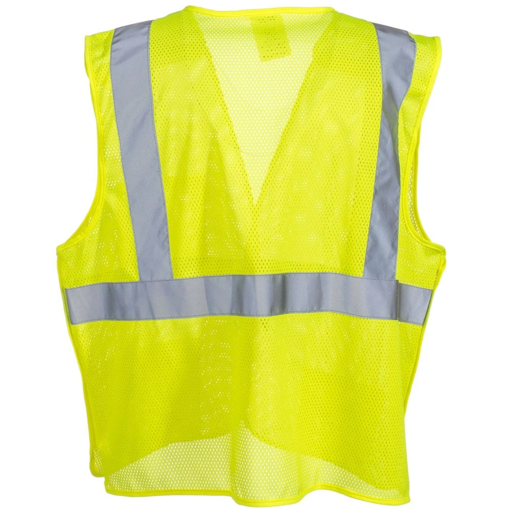 Radians Vests: Unisex SV4 GM High Visibility Green Class 2 Breakaway Safety Vest