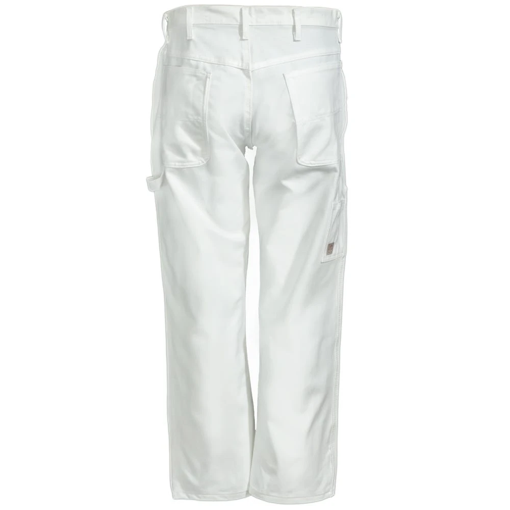 Red Kap Pants: Men's PC80 WH White Painter Dungaree Work Pants - Image 4