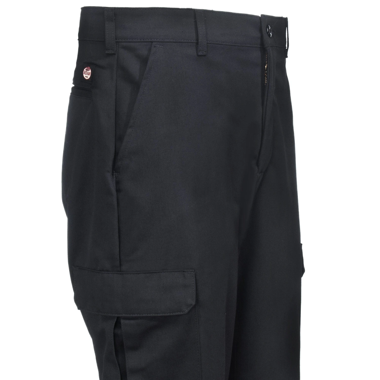 Red Kap Pants: Twill PT88 BK Men's Black Industrial Cargo Pants