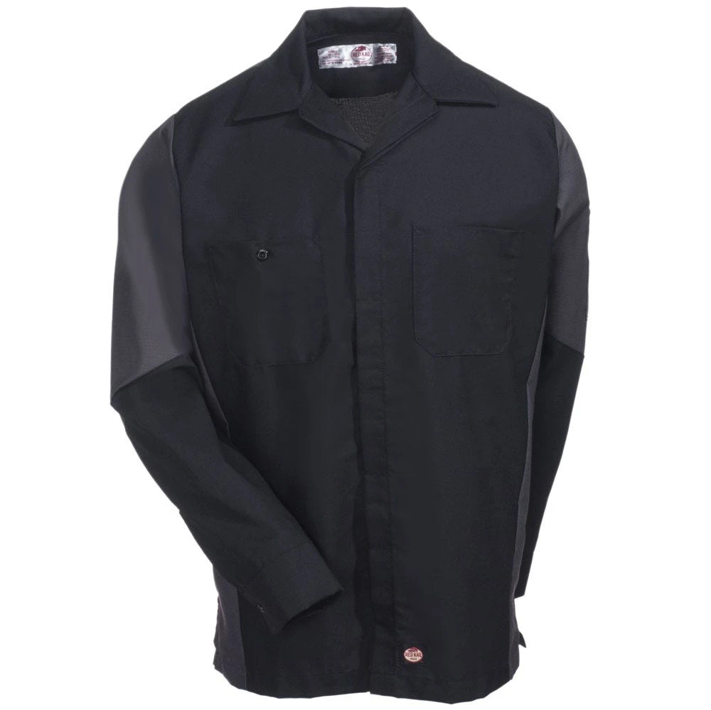 Red Kap Shirts: Men's Black SY10 BC Ripstop Long Sleeve Shirt - Image 2