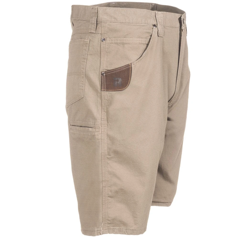 Wrangler Riggs Shorts: Men's Dark Khaki 3W345 DK Ripstop Technician Shorts - Image 4