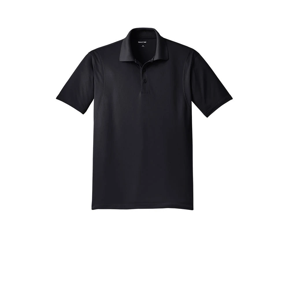 Sport-Tek Shirts: Men's ST650 BLK Black Moisture-Wicking Micropique Polo Shirt - Image 5
