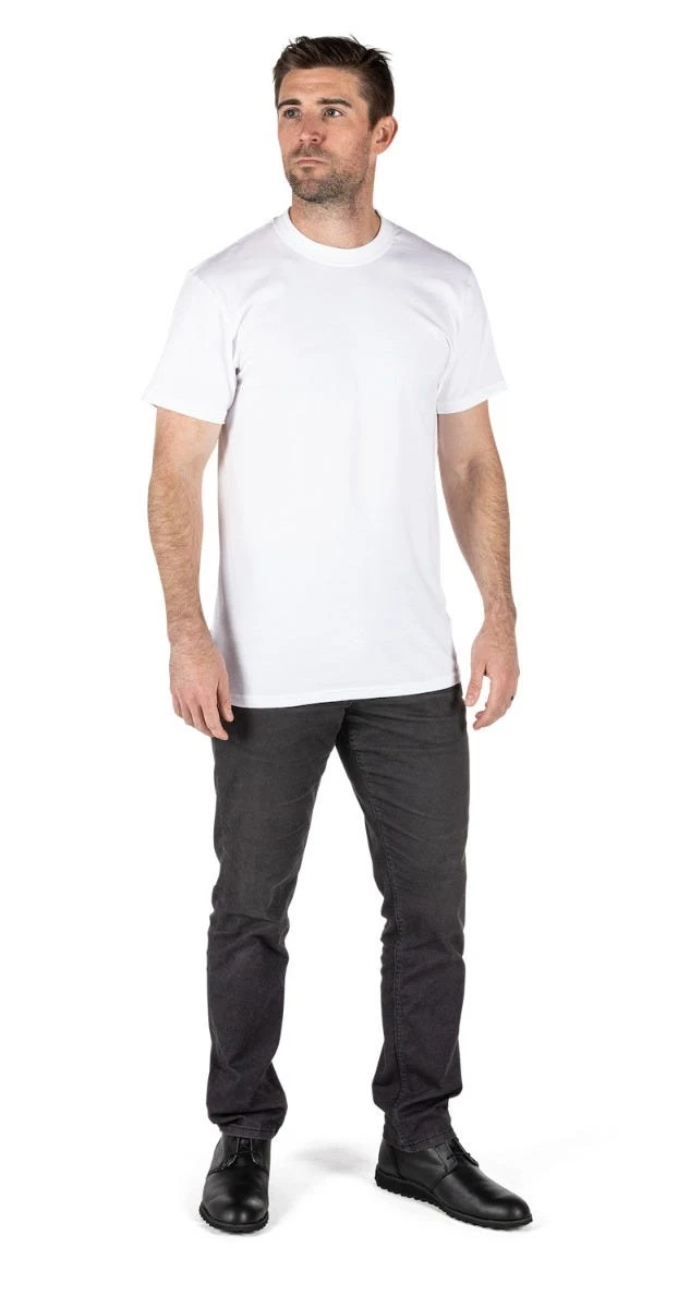 5.11 Tactical Shirts: Men's 40016 010 Utilit-T 3 Pack White Cotton Shirt - Image 3