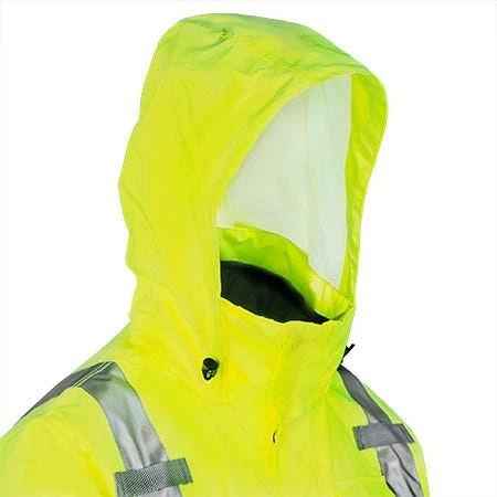 Tingley Jackets: Men's Yellow J24172 YLW Waterproof Insulated Hi-Vis Hooded Jacket - Image 2