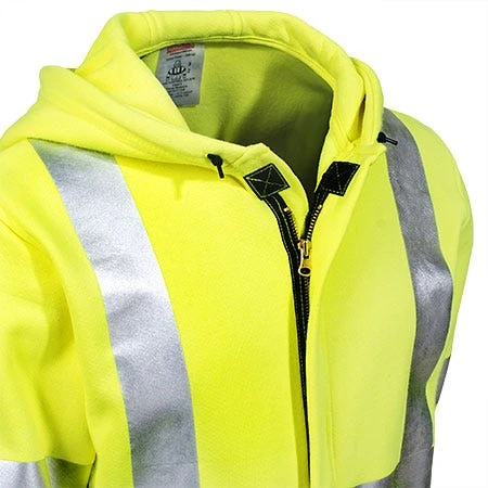 Tingley Sweatshirts: Men's High-Visibility S88122 Flame-Resistant Hooded Sweatshirt - Image 3