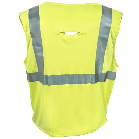Tingley Vests: Men's High-Visibility FR V81622 Reflective Lime Safety Vest - Image 3