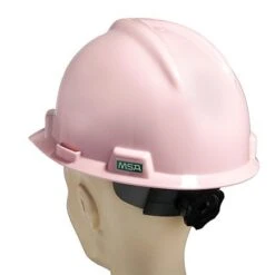 MSA Hard Hats: Women's Pink 454 495862 V Guard Hard Hat