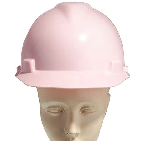 MSA Hard Hats: Women's Pink 454 495862 V Guard Hard Hat - Image 2