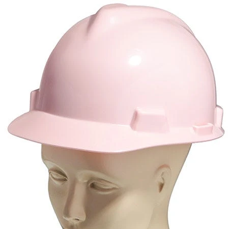 MSA Hard Hats: Women's Pink 454 495862 V Guard Hard Hat - Image 4