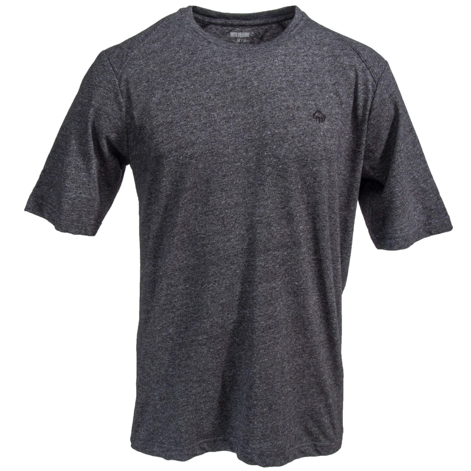 Wolverine Shirts: Men's W1205150 003 Black Heather Edge Short Sleeve Shirt - Image 3