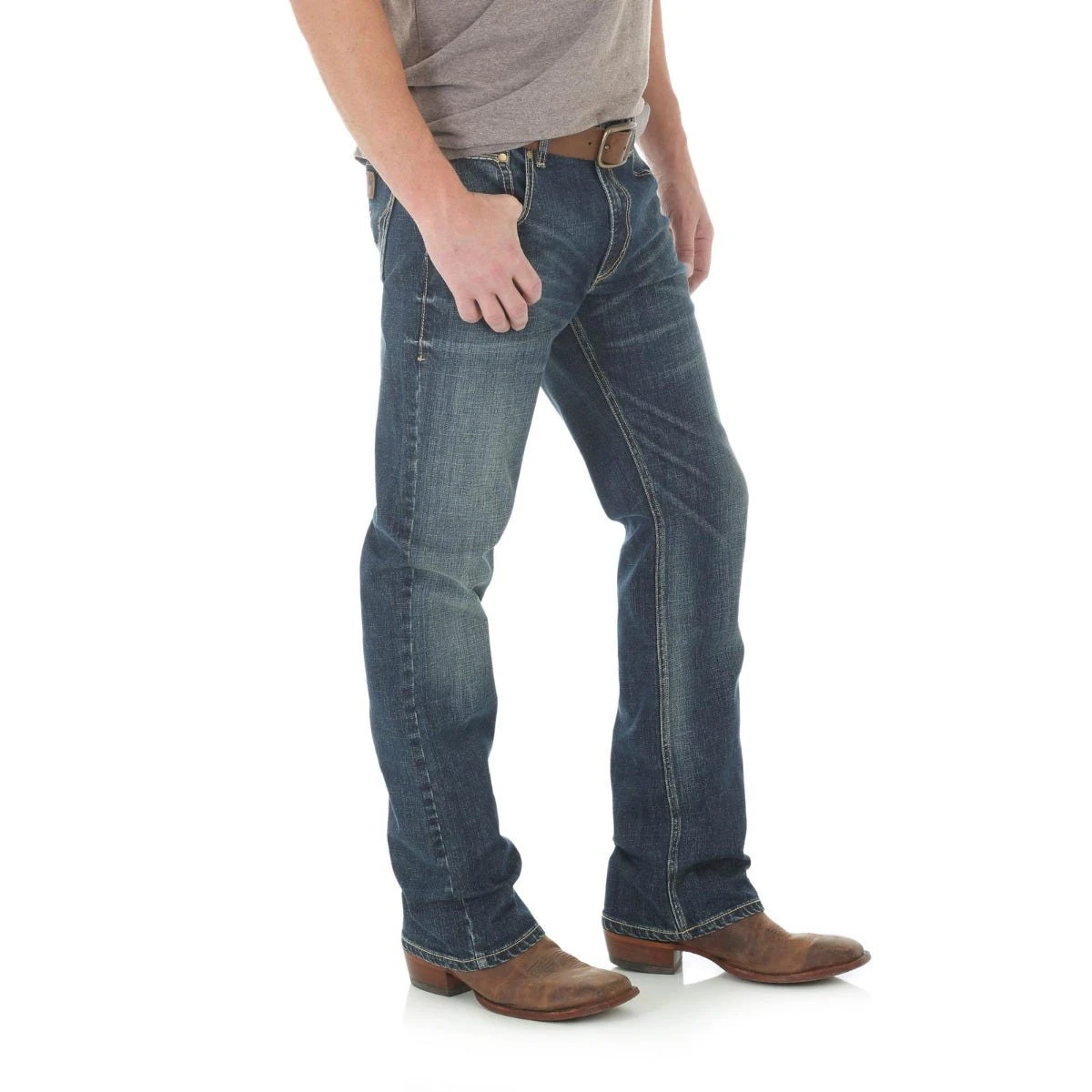 Wrangler Jeans: Men's WLT77LY Layton Wrangler Retro Limited Edition Slim Boot Jean - Image 3