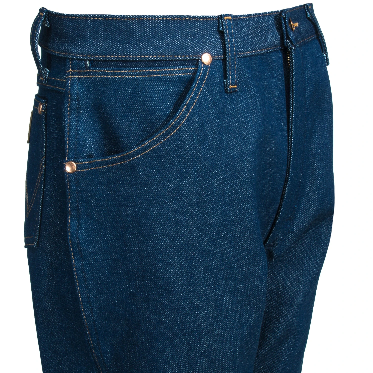 Wrangler Jeans: Men's Rigid Indigo 0013MWZ Cowboy Cut Original Fit Jeans - Image 4