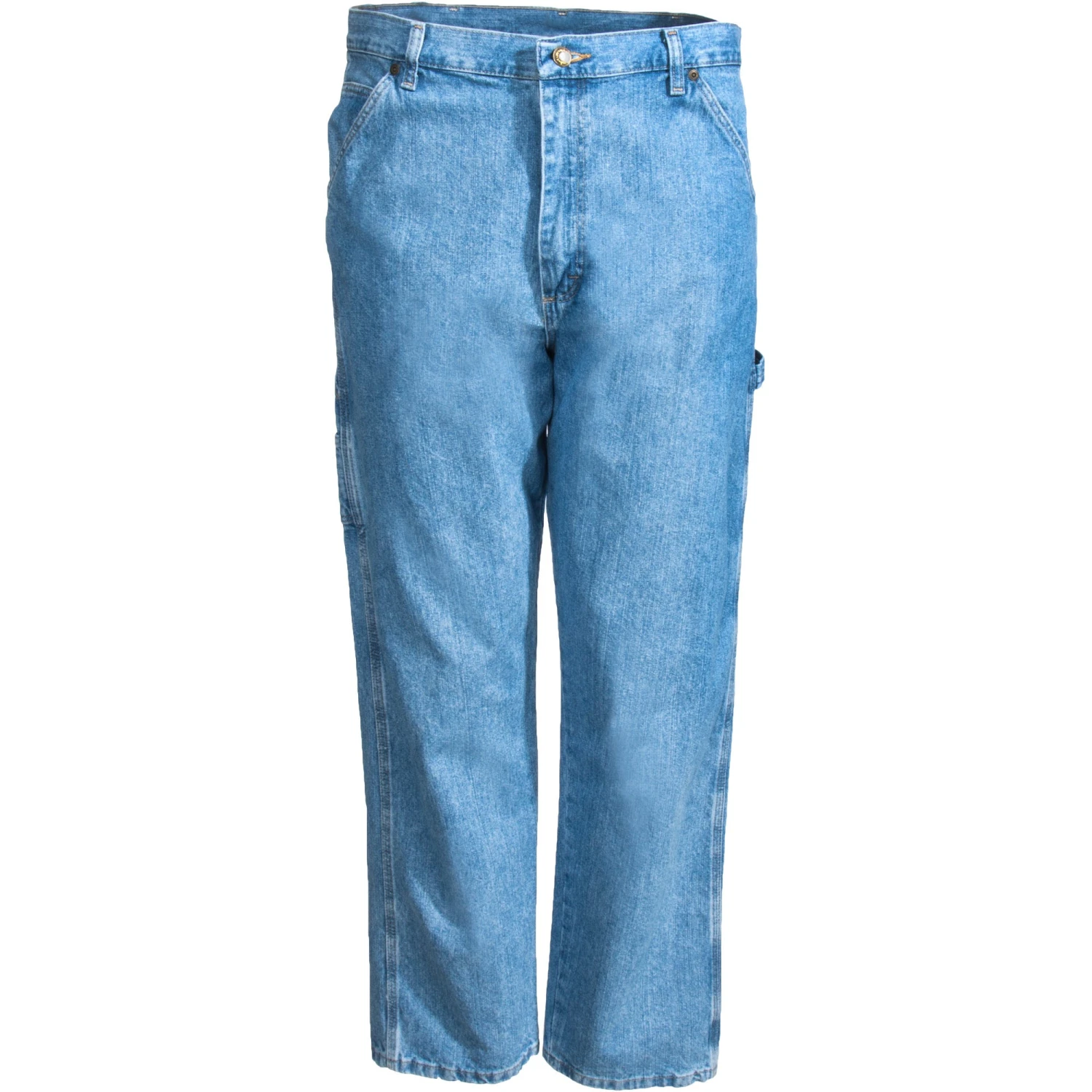 Wrangler Jeans: Men's Vintage Indigo 32001 VI Rugged Wear Relaxed Carpenter Jeans - Image 2