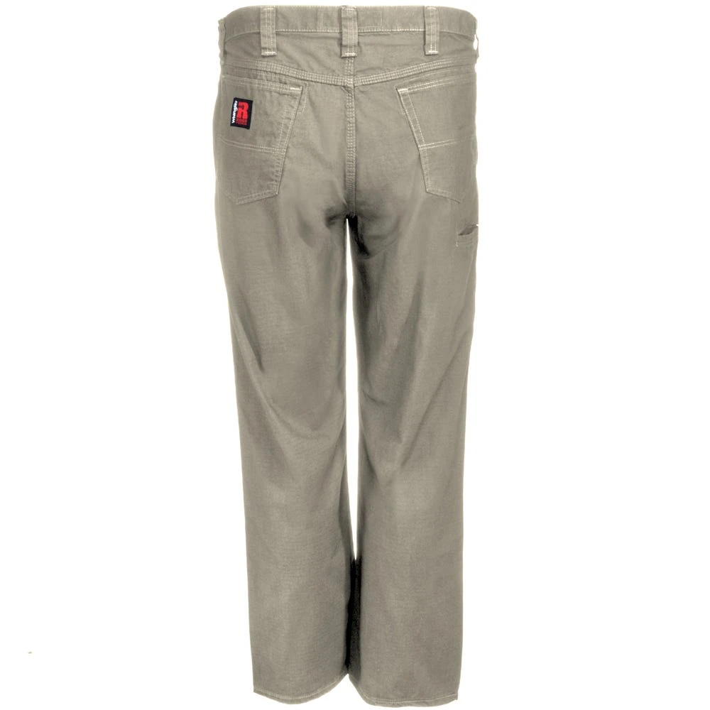 Wrangler Riggs Pants: Men's Dark Khaki 3W045 DK Riggs Ripstop Technician Pants - Image 4