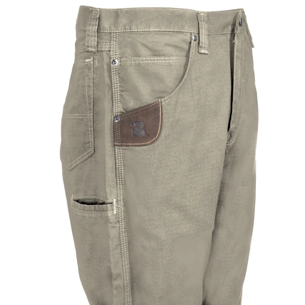 Wrangler Riggs Pants: Men's Dark Khaki 3W045 DK Riggs Ripstop Technician Pants
