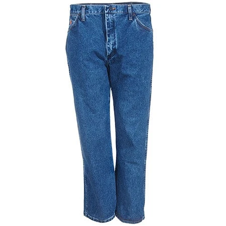 Wrangler Jeans: Men's Stonewashed FR13MMS Flame Resistant Denim Jeans - Image 2