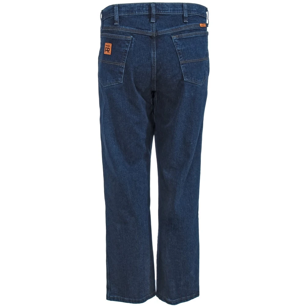 Wrangler Jeans: Men's FRAC50 M Midstone FR Advanced Comfort Relaxed Fit Jeans - Image 4